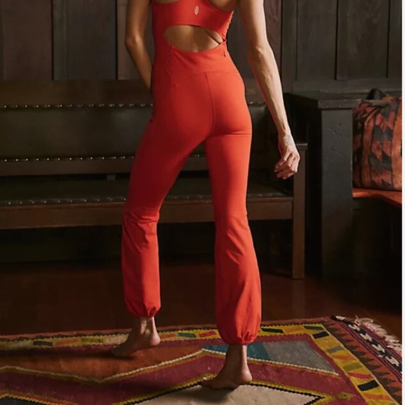 FREE PROPLE MOVEMENT LETS BOUNCE FLAME JUMPSUIT - Picture 2 of 10